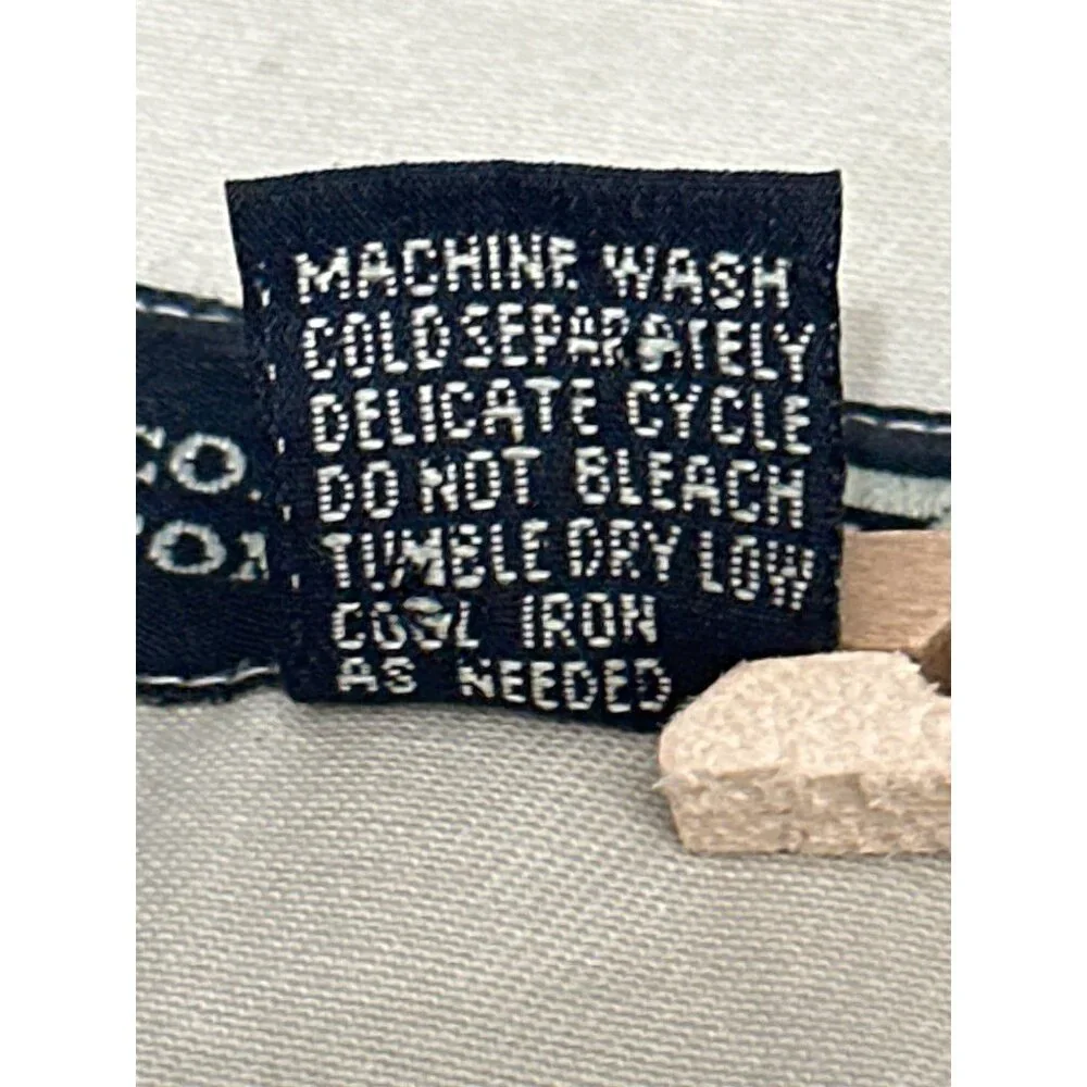 907 Company Small Utility Travel Vest Neutral Cotton Zip Front Functional - Picture 8 of 10